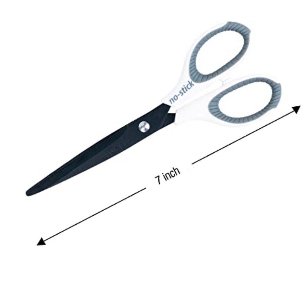 SINGER 3pc Comfort-Grip White and Gray Scissors Set - NEW in package - Picture 8 of 11